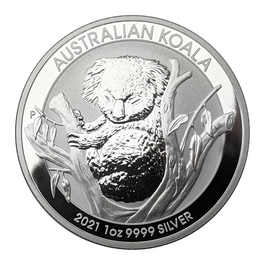 Australian Koala 1 Ounce Silver 2021 Golden Eagle Coins